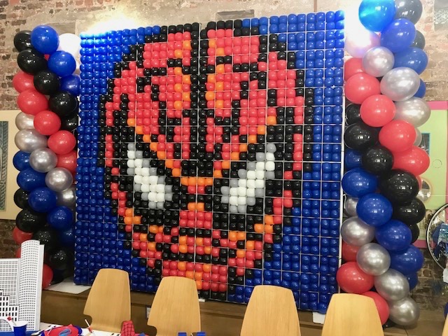 Spider-Man Balloon Wall