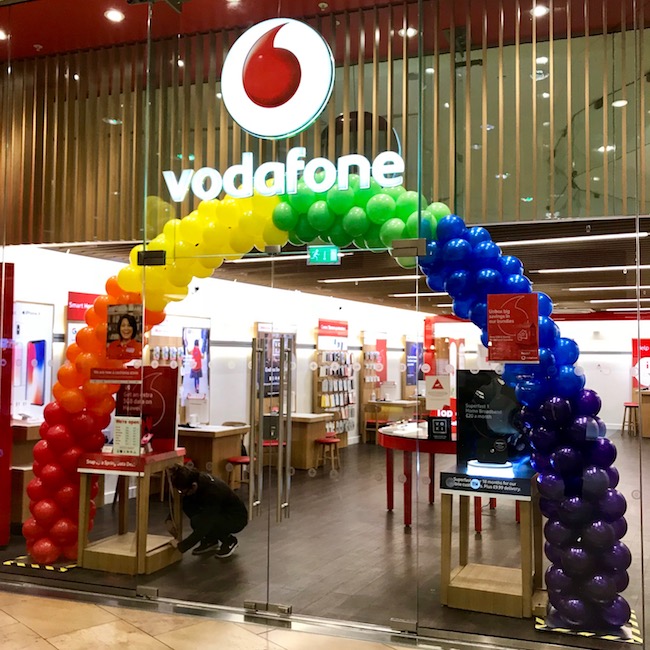 Vodafone arch