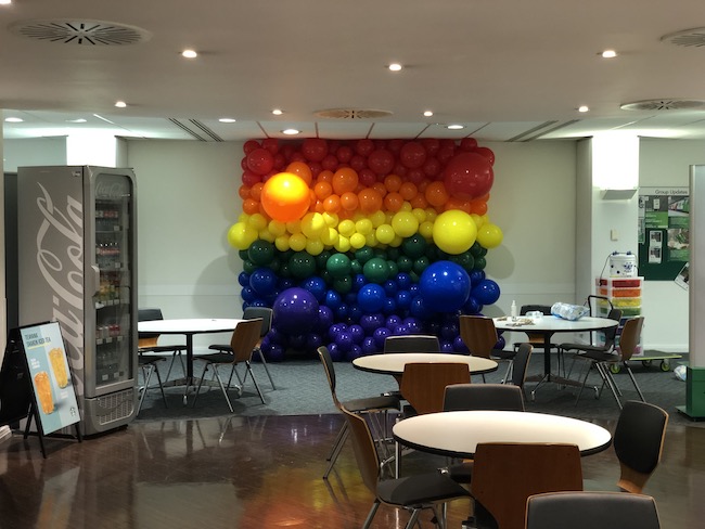 Pride Rainbow wall
