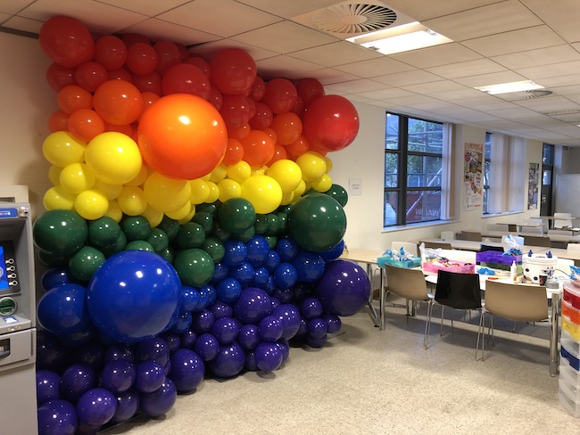 Restaurant Balloon Wall