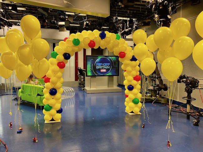 BBC Children in Need arch