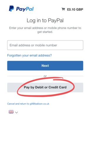 Pay by card