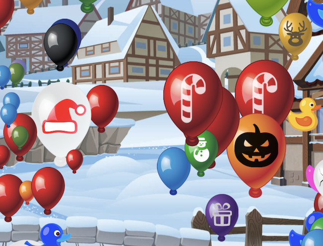 Christmas Virtual Balloon Race