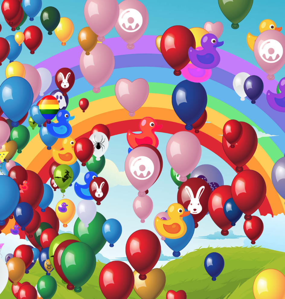 Virtual balloon Race