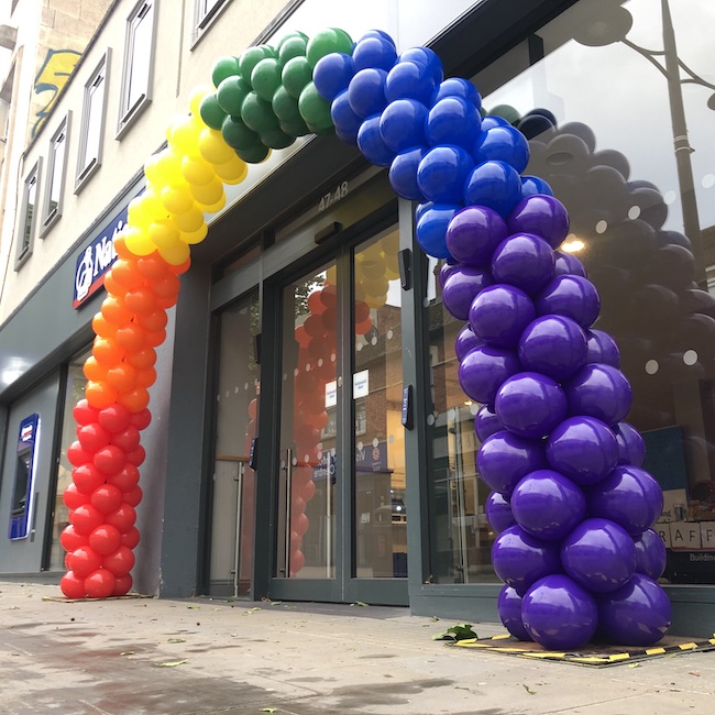 Retail Double Door Arch