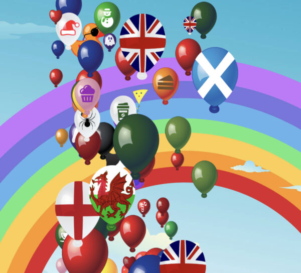 Flag Virtual Balloons
