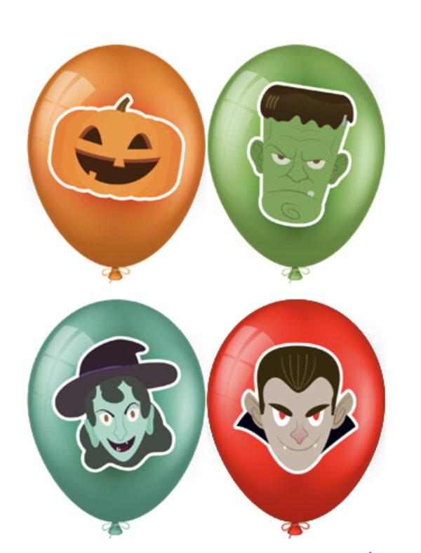 Virtual Halloween Balloons