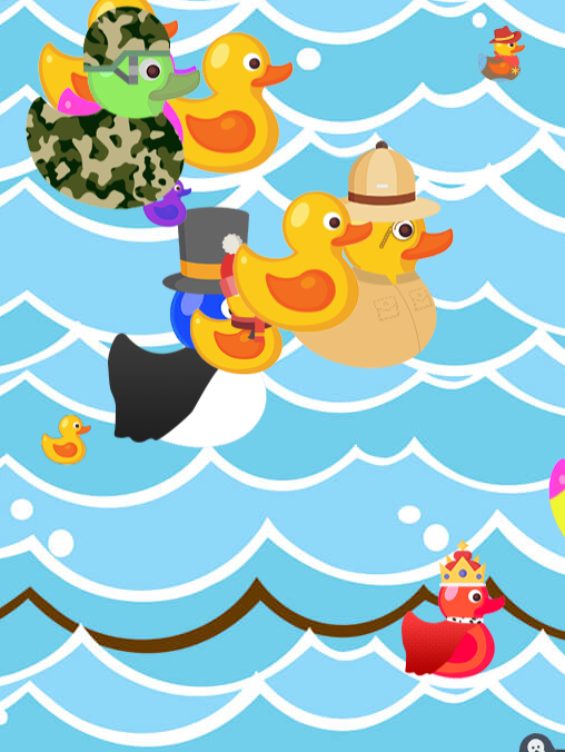 Online duck race